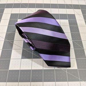 J.ferrar purple striped men's tie